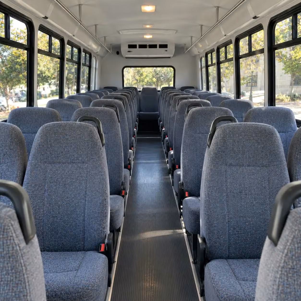 30 passenger minibus inside