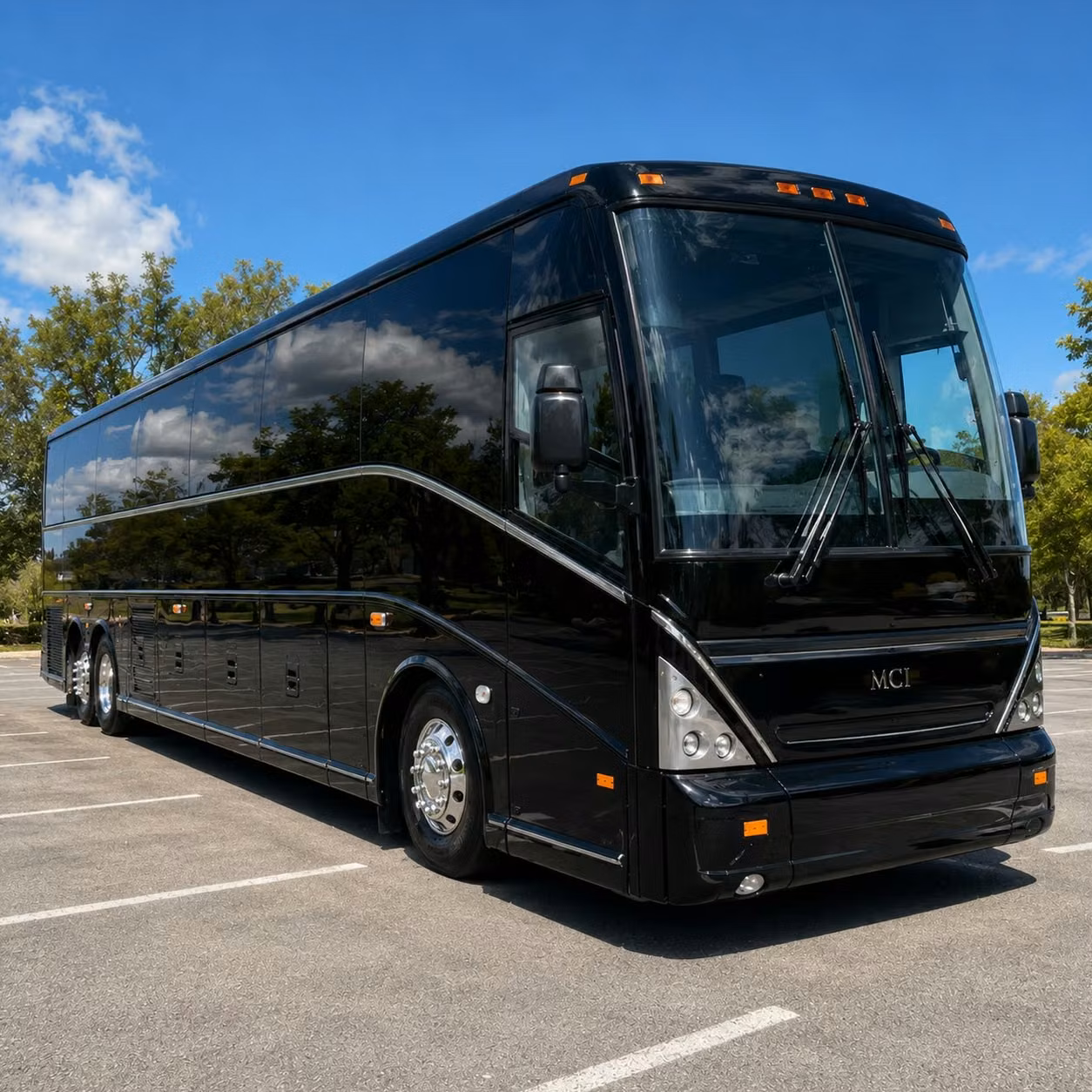 56 passenger charter bus
